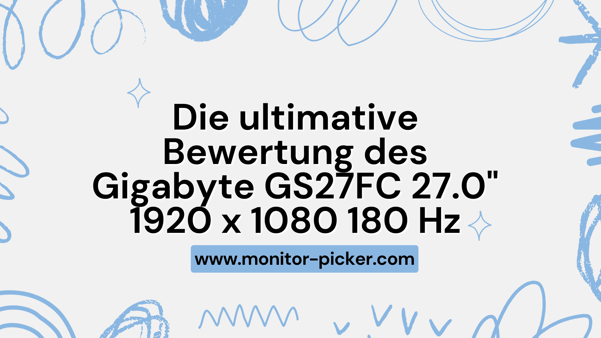 Die ultimative Bewertung des Gigabyte GS27FC 27.0" 1920 x 1080 180 Hz