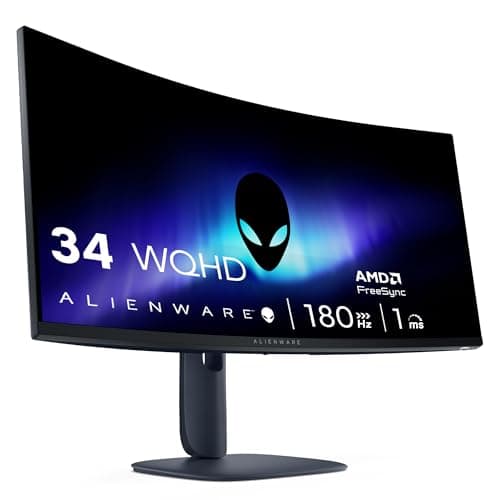 Dell Alienware AW3425DWM 34.0" 3440 x 1440 180 Hz Curved Monitor