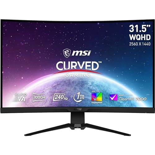 MSI MAG325CQRXF 31.5" 2560 x 1440 240 Hz Curved Monitor