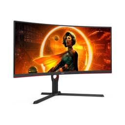 AOC CU34G3S/BK 34.0" 3440 x 1440 165 Hz Curved Monitor