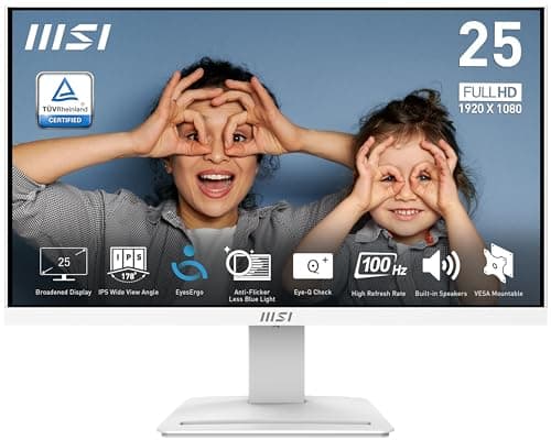 MSI PRO MP253W 24.5" 1920 x 1080 100 Hz Monitor