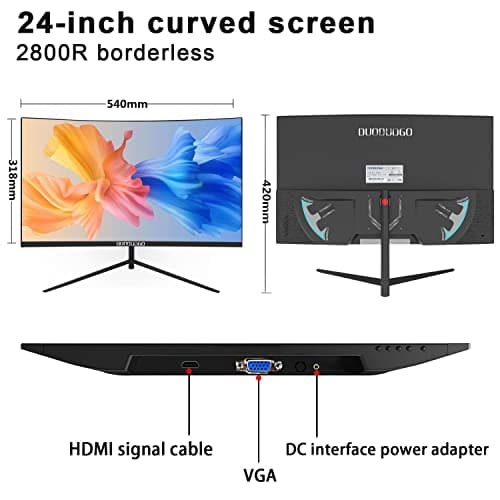 MSI Optix MAG240VC 23.6" 1920 x 1080 144 Hz Curved Monitor