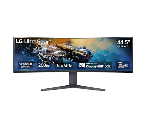 LG 45GR65DC-B 45.0" 5120 x 1440 200 Hz Curved Monitor