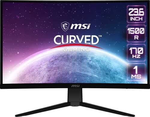 MSI G242C 23.6" 1920 x 1080 170 Hz Curved Monitor