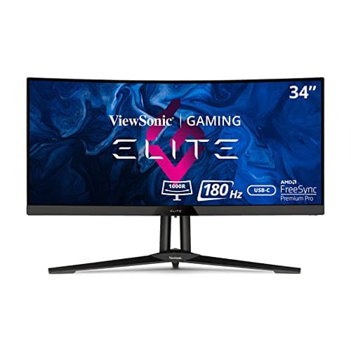 ViewSonic XG340C-2K 34.0" 3440 x 1440 180 Hz Curved Monitor